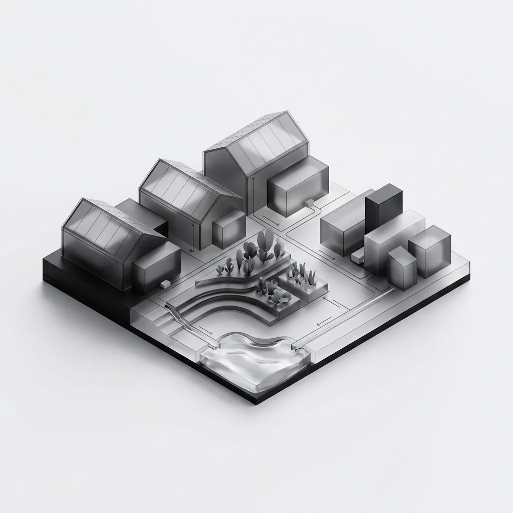 Sustainable community card: water — harvesting, treatment and reuse.