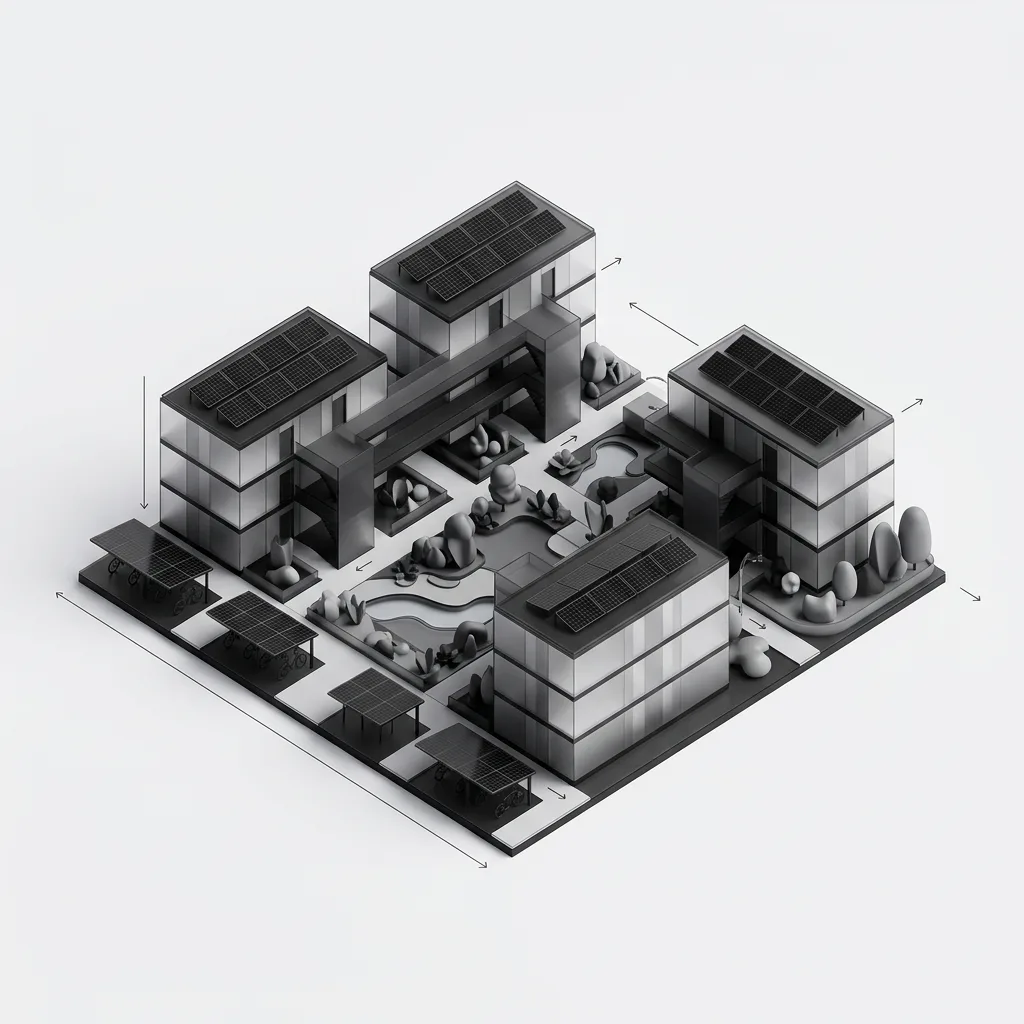 Zone concept card: walk-up apartment precinct.